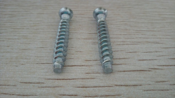 Galvanized furniture confirmat screw