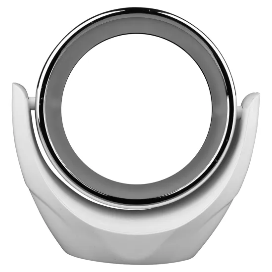 Desktop LED Magnifying Makeup Mirror with 7x Magnification: Battery Operated and Cordless