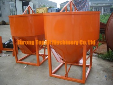 European Type 1000kg/2000kg Manual Concrete Bucket for Tower Crane or Building Hoist