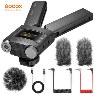 Godox IVM-S3 Gun-Type Microphone for DSLR, Phones, and Outdoor Interviews