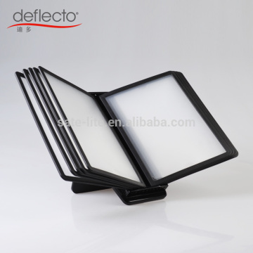 A5 Menu Holder with acrylic base black