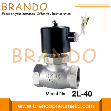 1.5 İnç Paslanmaz Çelik Buhar Solenoid Valfı 2L-40