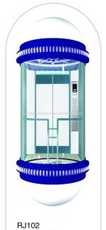 2016 SRH Observation Panoramic Passenger Elevator Lift with CE certificate EN81 Exquisite decoration