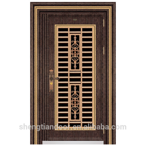 Latest design wooden colour doors villa door single door