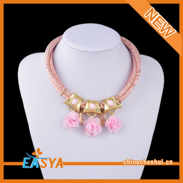 Fashion Pendant Necklace Flower Statement Necklace