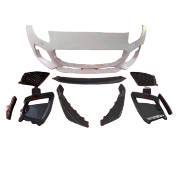 Custom SVR Style Fiberglass or Semi-Carbon Fiber Front Bumper for Jaguar F-Type Body Kit (2013-2019)