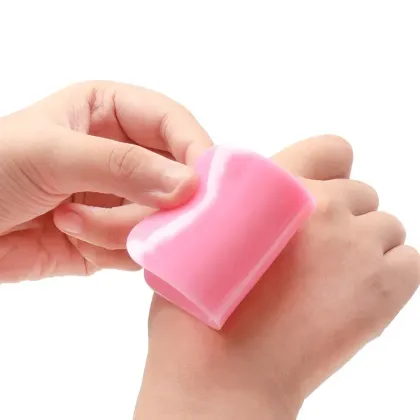 Wholesale Pink and White Reusable Silicone Eyelash Stand and Tool Holder