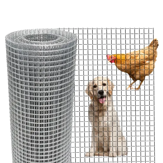 Chicken Wire Iron Wire Weld Mesh Galvanized Steel Welded Wire Mesh for Garden Fence