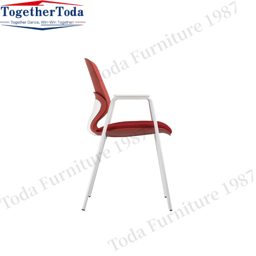 Red Dining Chair With Armrests