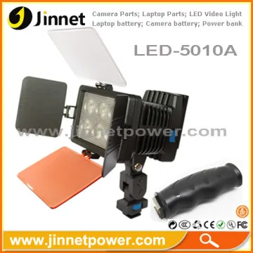 With Hot Shoe Lamp Led-5010a Video Light For Camera Dv Camcorder 