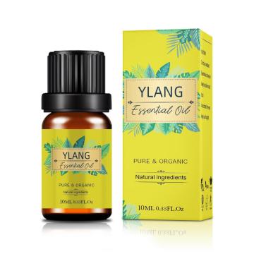 Органическое оптом 10 мл 100% чистого натурального растительного экстракта oem ylang ylang Эфирное масло для здравоохранения