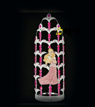 Large size fleur de lis pageant crowns