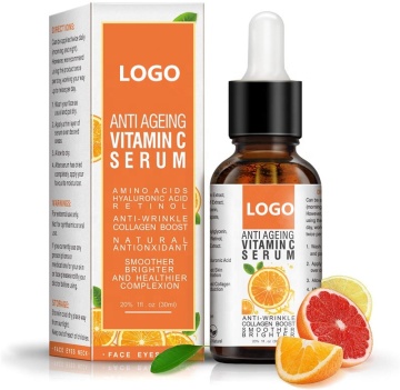 Label privé rétinol aloe vera hyaluronic acide glycérine 20% de vitamine C sérum