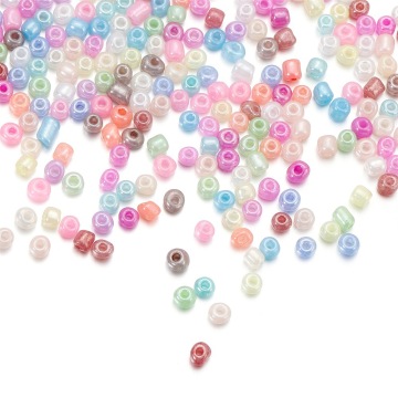 DIY Glass Beads Beads Beads 4mm Macaron Color