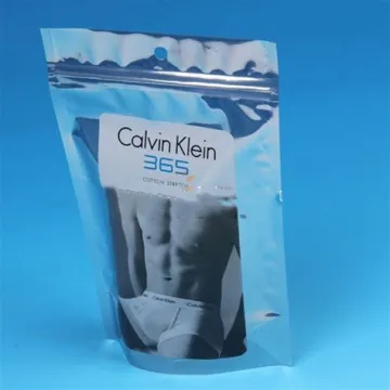Manufacturer sale garment ziplock plastic bag/clothing/underwear packaging bag
