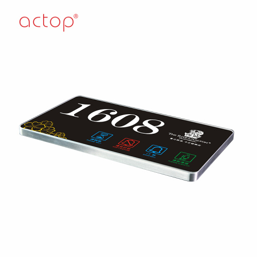 ACTOP brass kick plate for front door