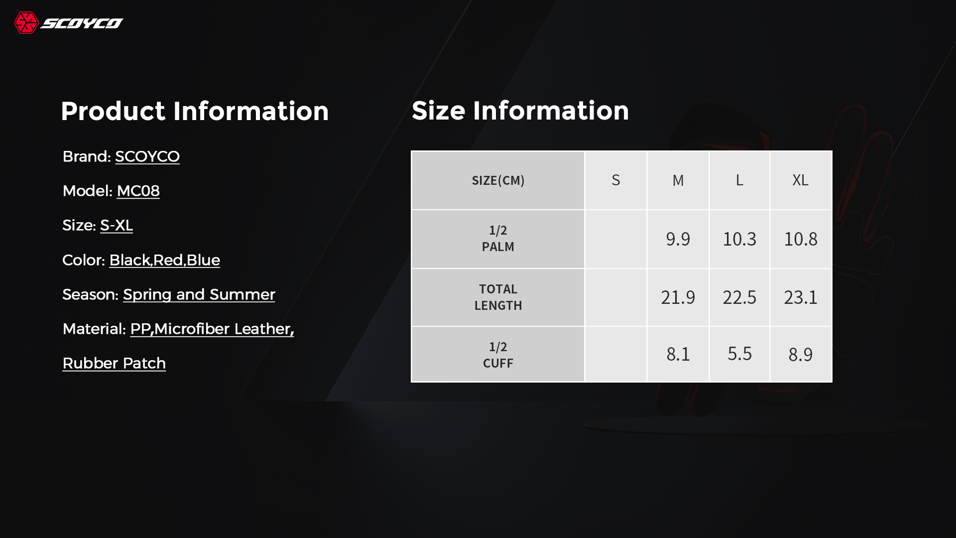 Durable cycling gloves