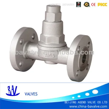 flange bimetallic water steam trap/thermostatic steam trap