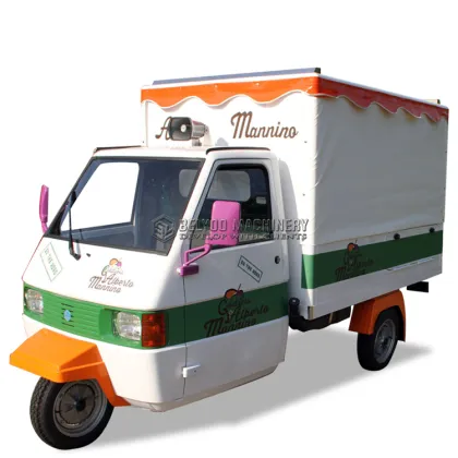Belyoo Ape Piaggio Electric Tricycle Mobile Bar for Sale