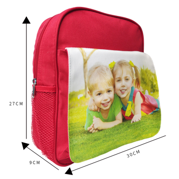 Kids School Bag DIY Printing Photo Sublimation Bookbag Children Backpack