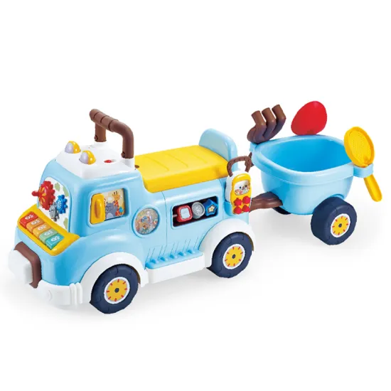 Battery Operated Ride-On Car and Beach Sand Toys for Early Education