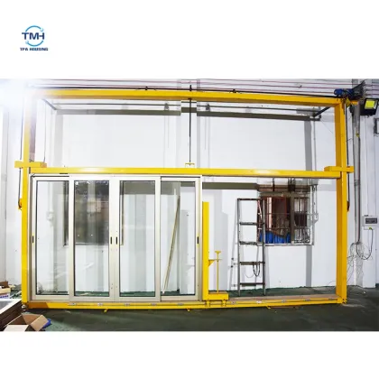 Customized standard width aluminium alloy sliding glass windows door