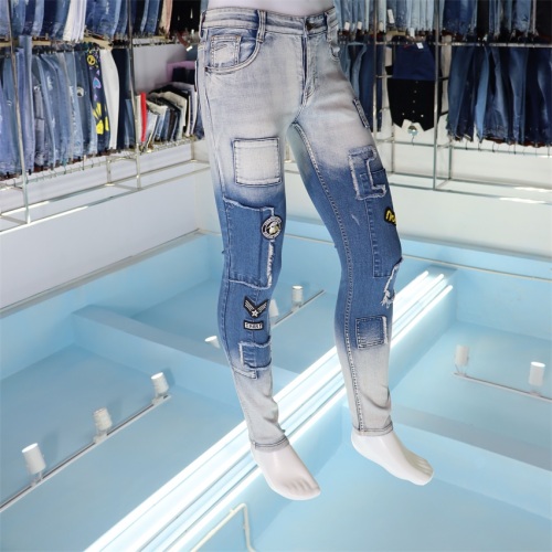 Jeans de gradiente de moda al por mayor