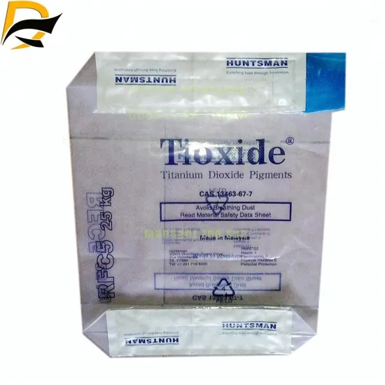 Custom Printing Square Bottom Valve Polyethylene Bags 25kg