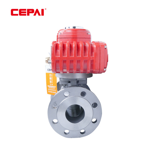 Sensitive Action Electric O-shaped Ball Valve High Precision Electric O-shaped Ball Valve Manufactory