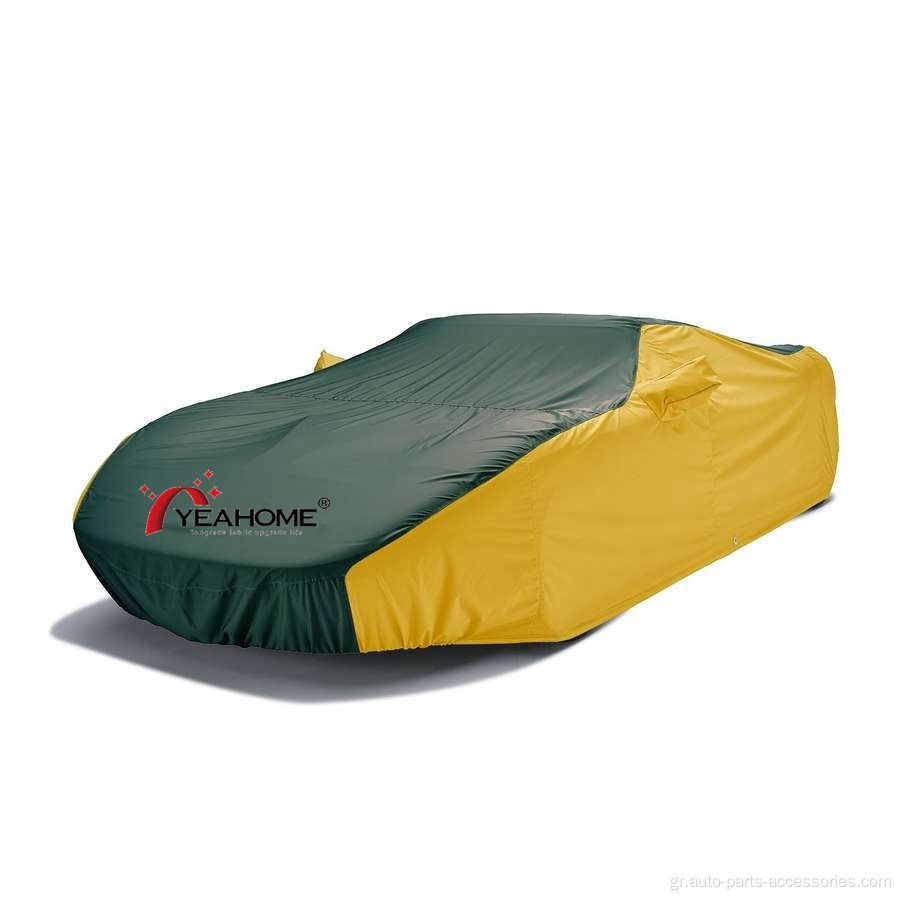 Σχεδιασμός Patchwork 4-Way Stretch Car Cover Auto καλύμματα