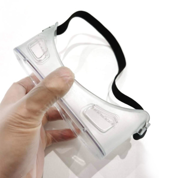 Óculos de proteção de vidro confortável mosaico silicone à prova de água
