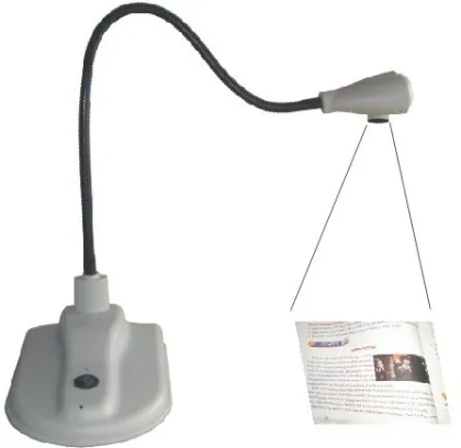 Portable Visual Presenter Document Camera With Digital Zoom, Multi - Lingual For Education