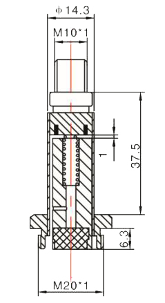 Dimension of BAPC214339075 Armature Assembly: