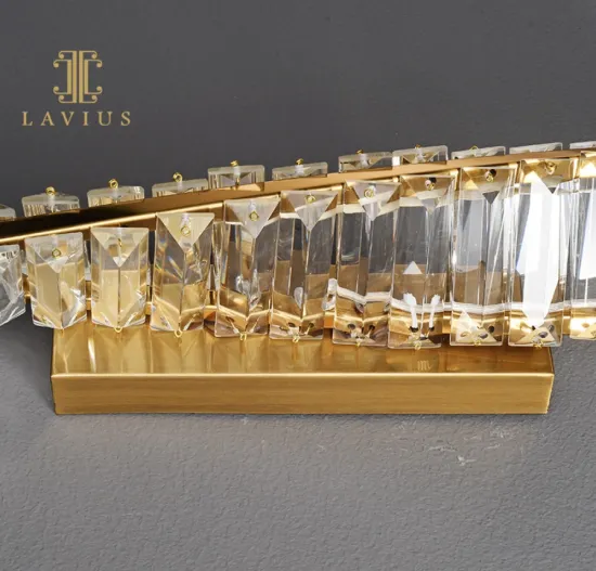 Hotel crystal wall lamp with soft light