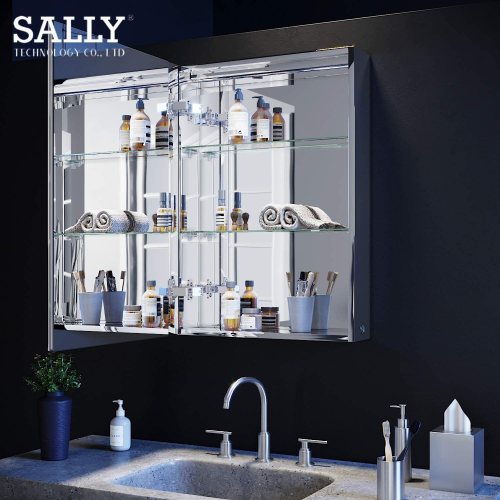 SALLY Storage Defogger Настенный светодиодный зеркальный шкаф