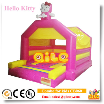 Kitty cat jumper Inflatable bouncer for kids jumping castle combo house IAAPA