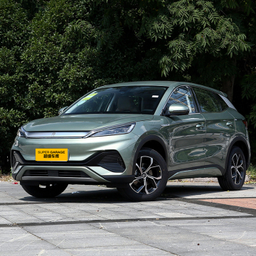 White BYD Yuan Up Smart-Connected SUV with 301km-401km Range