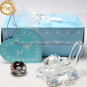 Fashionable hot selling fashion crystal glass wedding gift