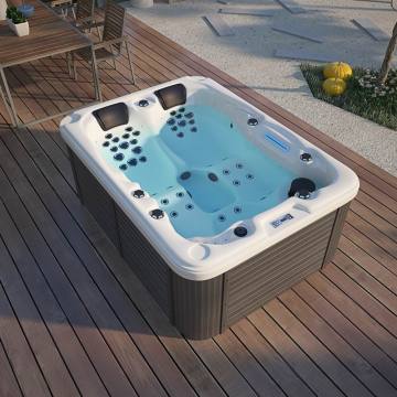Outdoor Balboa Control 51 Jets 3 Person Acrylic Whirlpool Spa