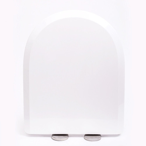 White Plastic Hygienic Durable Toilet Seat WC Cover