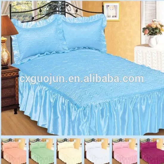 Good quality polyester satin fabric for home textail