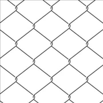 Galvanized Cyclone mesh PVC coated chain link fence