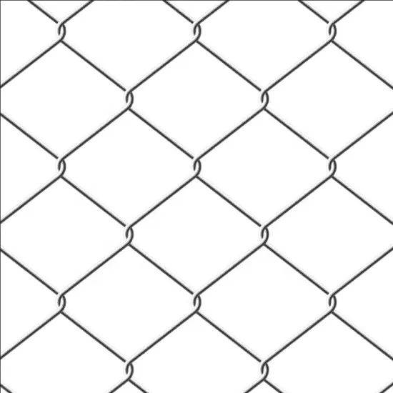 Galvanized Cyclone mesh PVC coated chain link fence