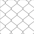 Galvanized Cyclone mesh PVC coated chain link fence