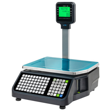 Multifunctional Supermarket Electronic Scale with Label Printing and Barcode Weighing Capability