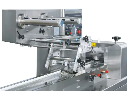 Automatic Flow Wrapping Ice Cream Pillow Packaging Machine