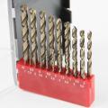 19pcs plastic box drill bits