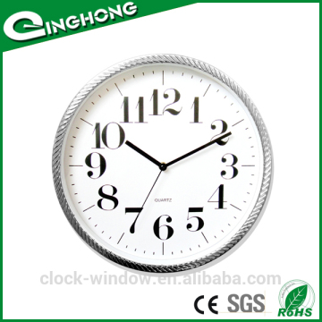 Fashion metal wall clock decorative pendulum wood wall clock