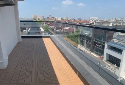 Aluminum Frame Full Glass Guardrail Fall Protection