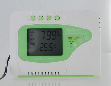 ZG1163 Gas Detector, CO2 Gas Detector, Gas Detection, CO2 and Temperature Monitor